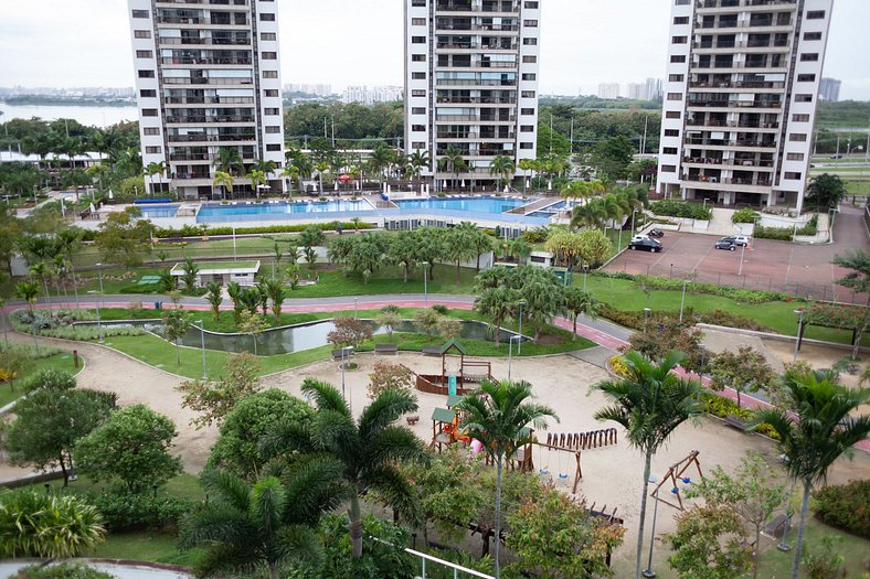 Apartamento Completo em Ilha Pura ao lado do Rio Centro e Pa