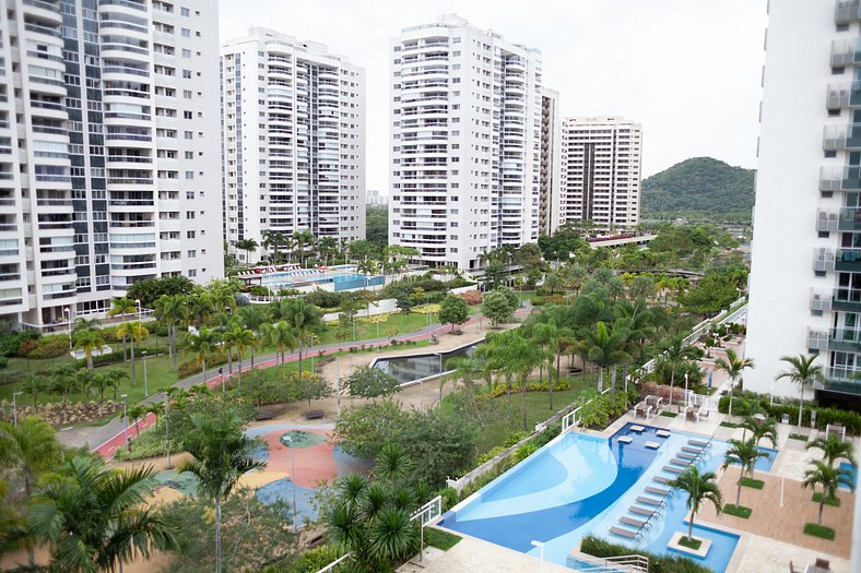 Apartamento Completo em Ilha Pura ao lado do Rio Centro e Pa