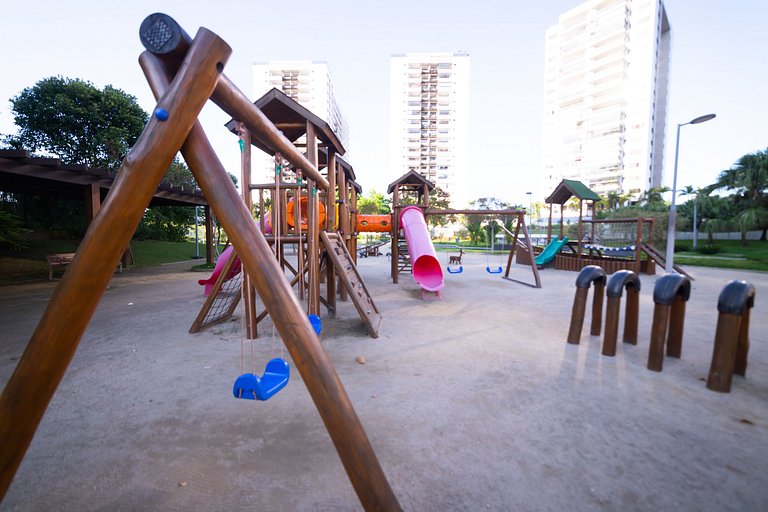 Apartamento Completo em Ilha Pura ao lado do Rio Centro e Pa