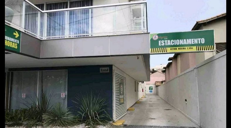 Flat 127 na Passagem em Cabo Frio a 700m da Praia do Forte