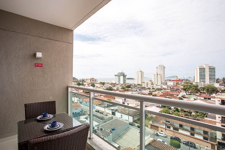 Flat 804 - Conforto e vista panorâmica em Macaé