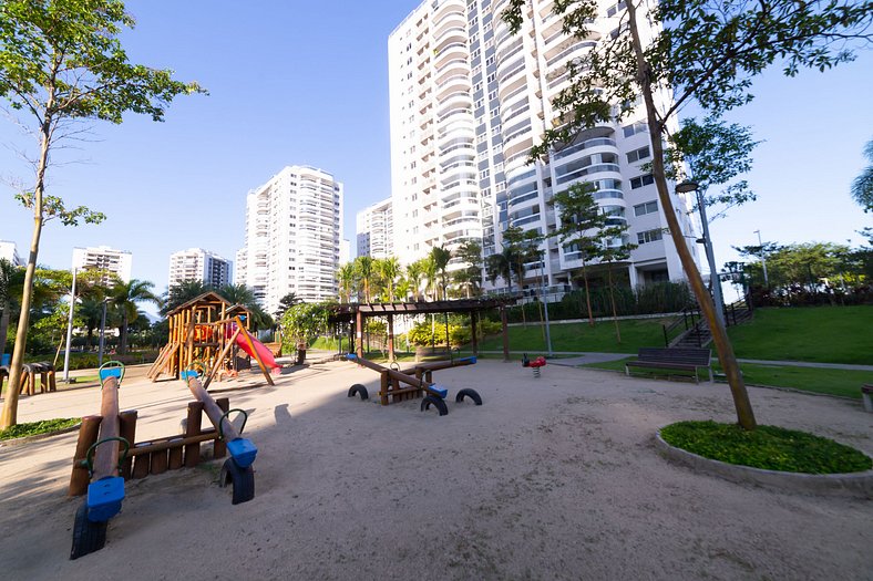 Flat em Ilha Pura ao lado do Rio Centro na Barra da Tijuca