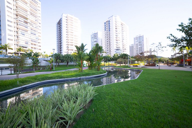 Flat em Ilha Pura ao lado do Rio Centro na Barra da Tijuca