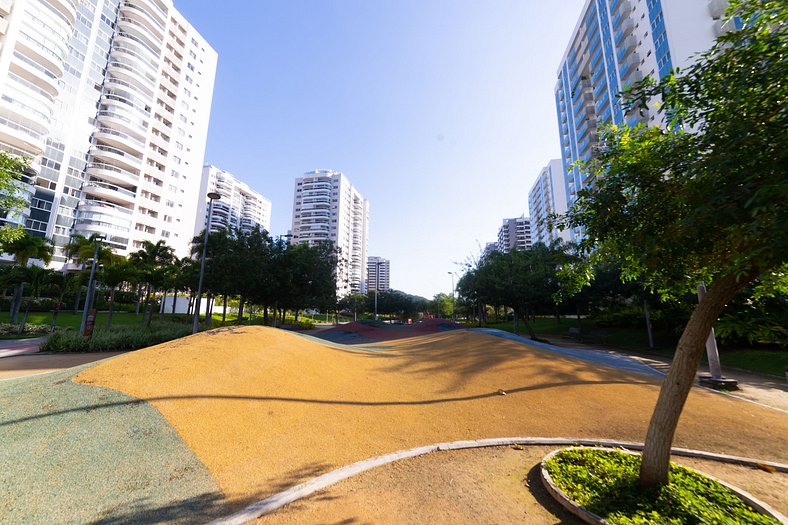 Flat em Ilha Pura ao lado do Rio Centro na Barra da Tijuca