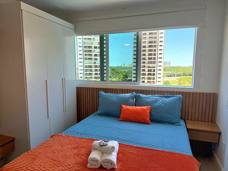 Flat em Ilha Pura ao lado do Rio Centro na Barra da Tijuca